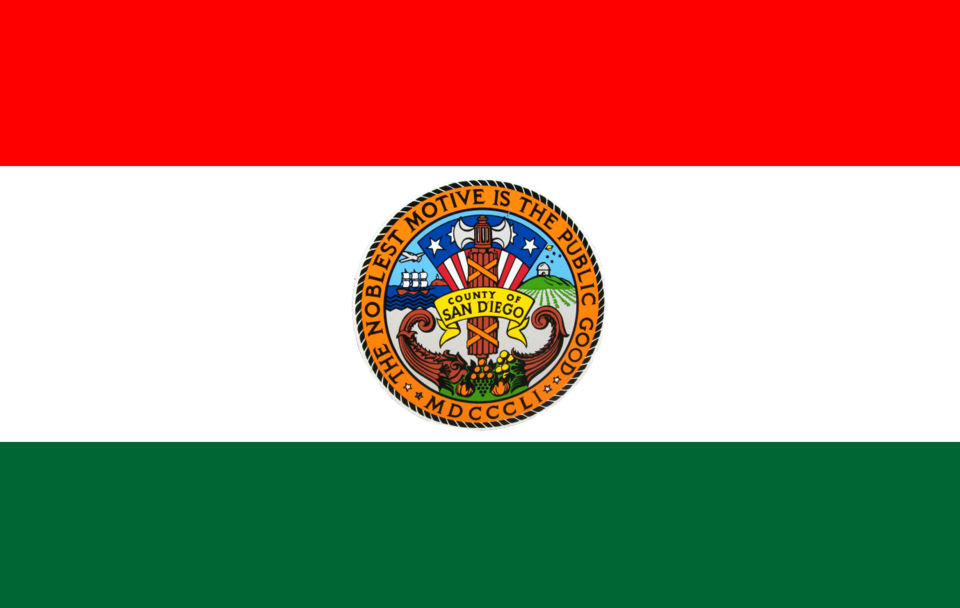 Official flag of San Diego County