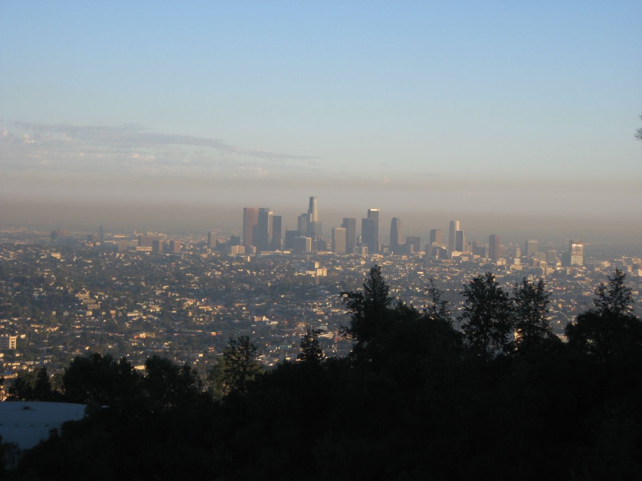 Los Angeles skyline from Griffith Observatory